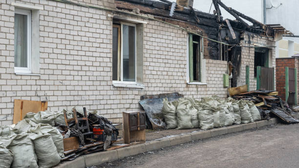 Professional Fire Damage Removal technician working in Wayzata, MN
